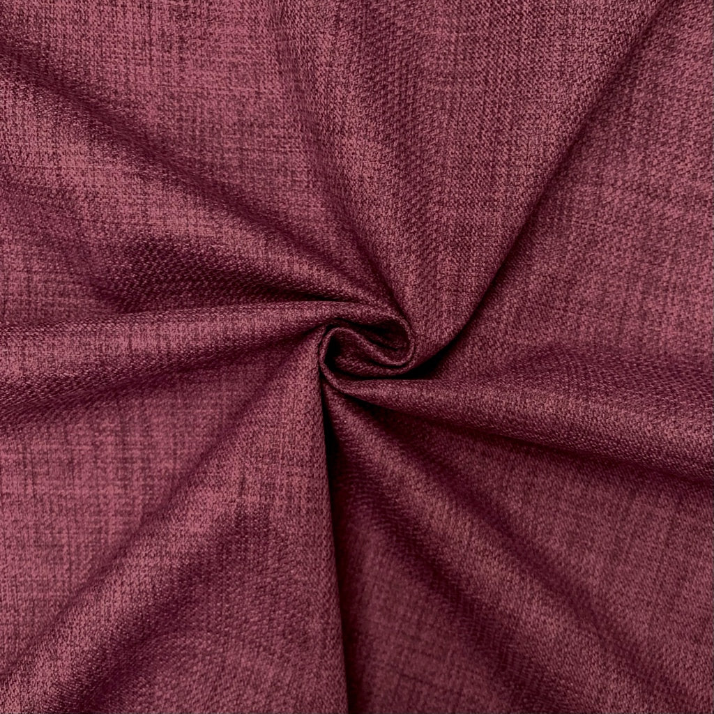 Purple Linen Look Upholstery Fabric