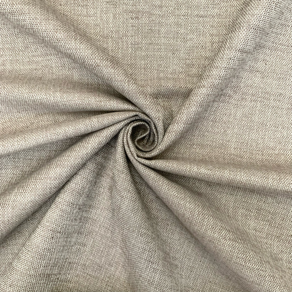 Soft Beige Linen Look Upholstery Fabric