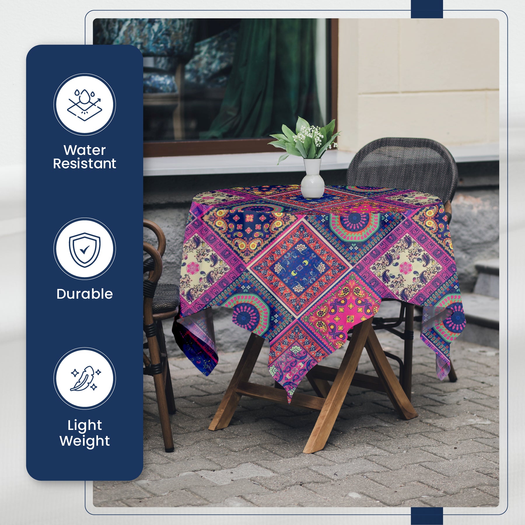 Digital Print Water Resistant Fabric - Bandana