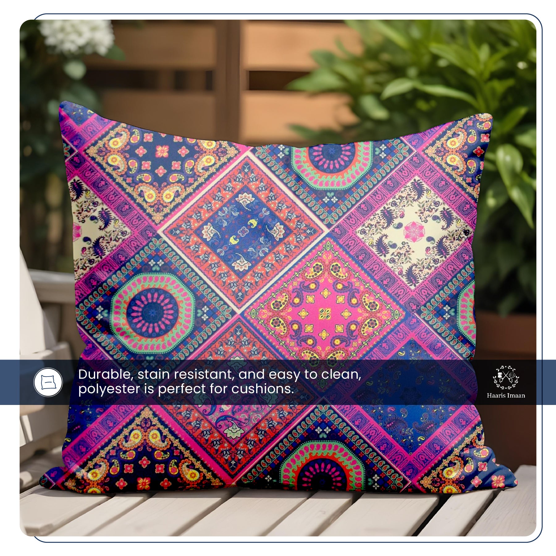 Digital Print Water Resistant Fabric - Bandana