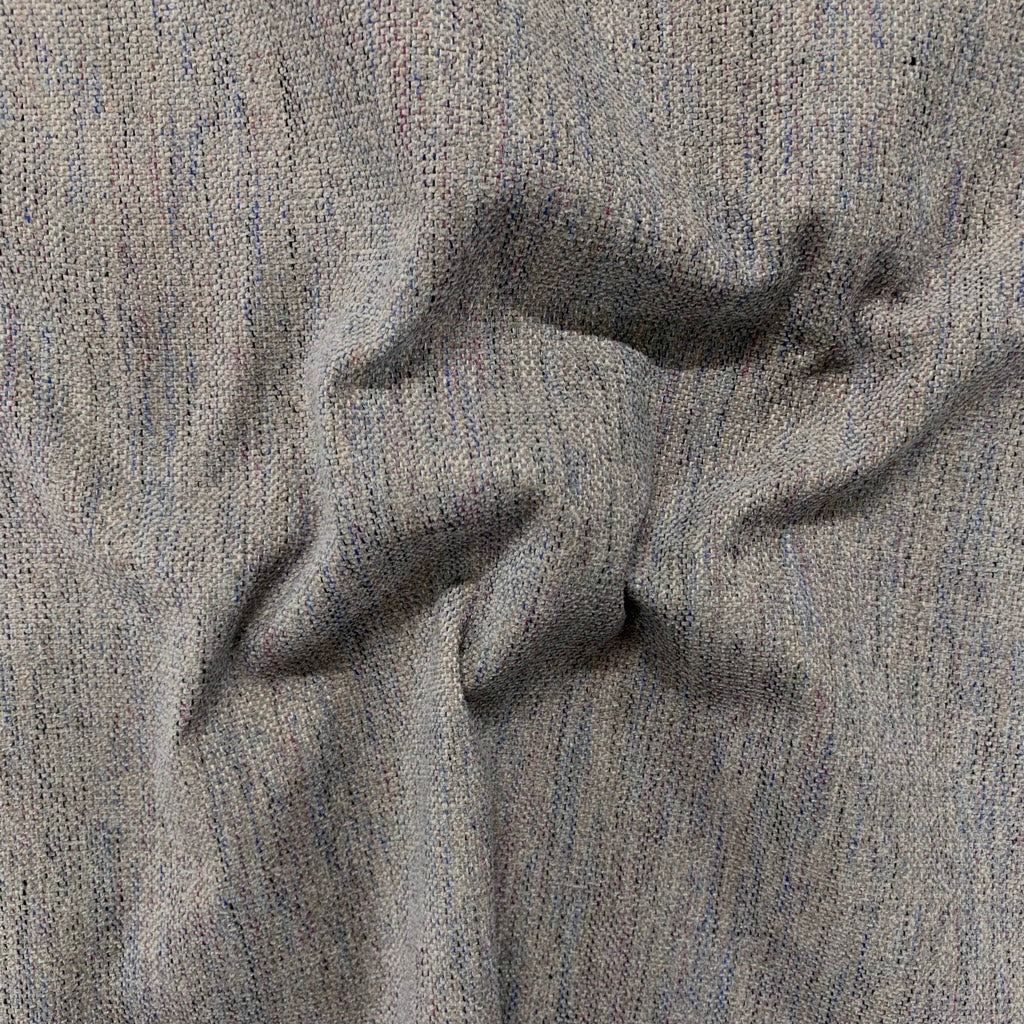 Grey/Multi Chenille Upholstery Fabric