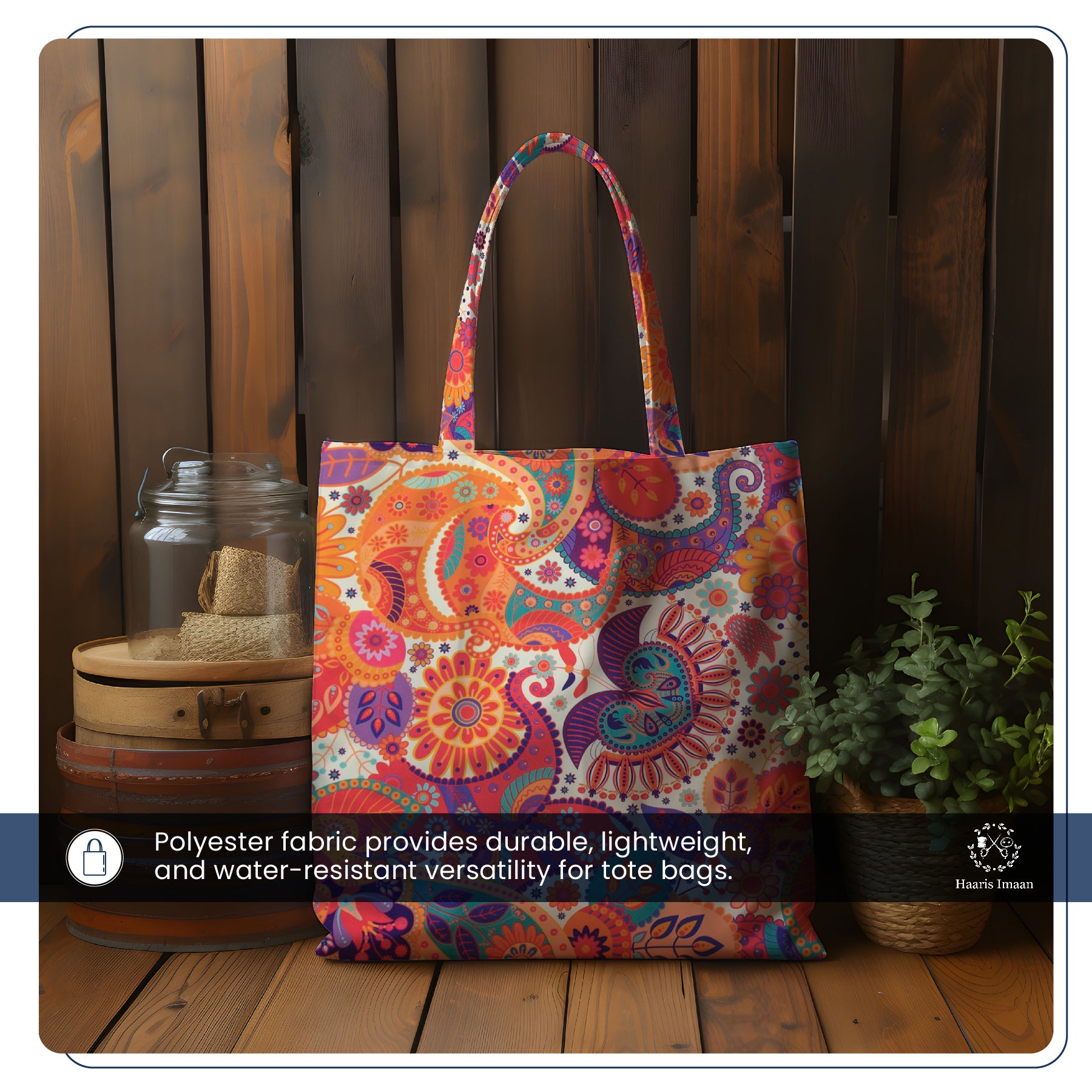 Digital Print Water Resistant Fabric - Madras