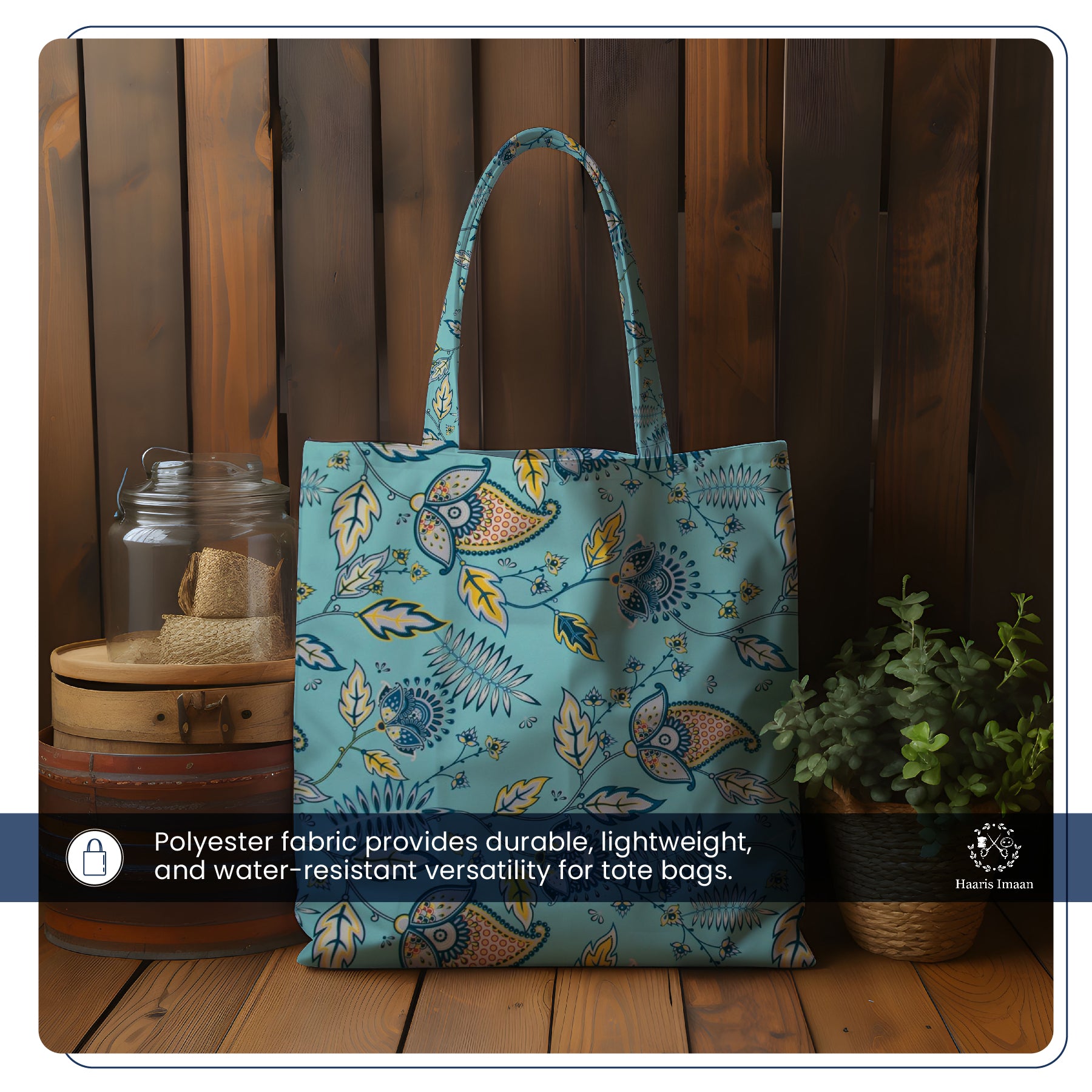 Digital Print Water Resistant Fabric - Mughal