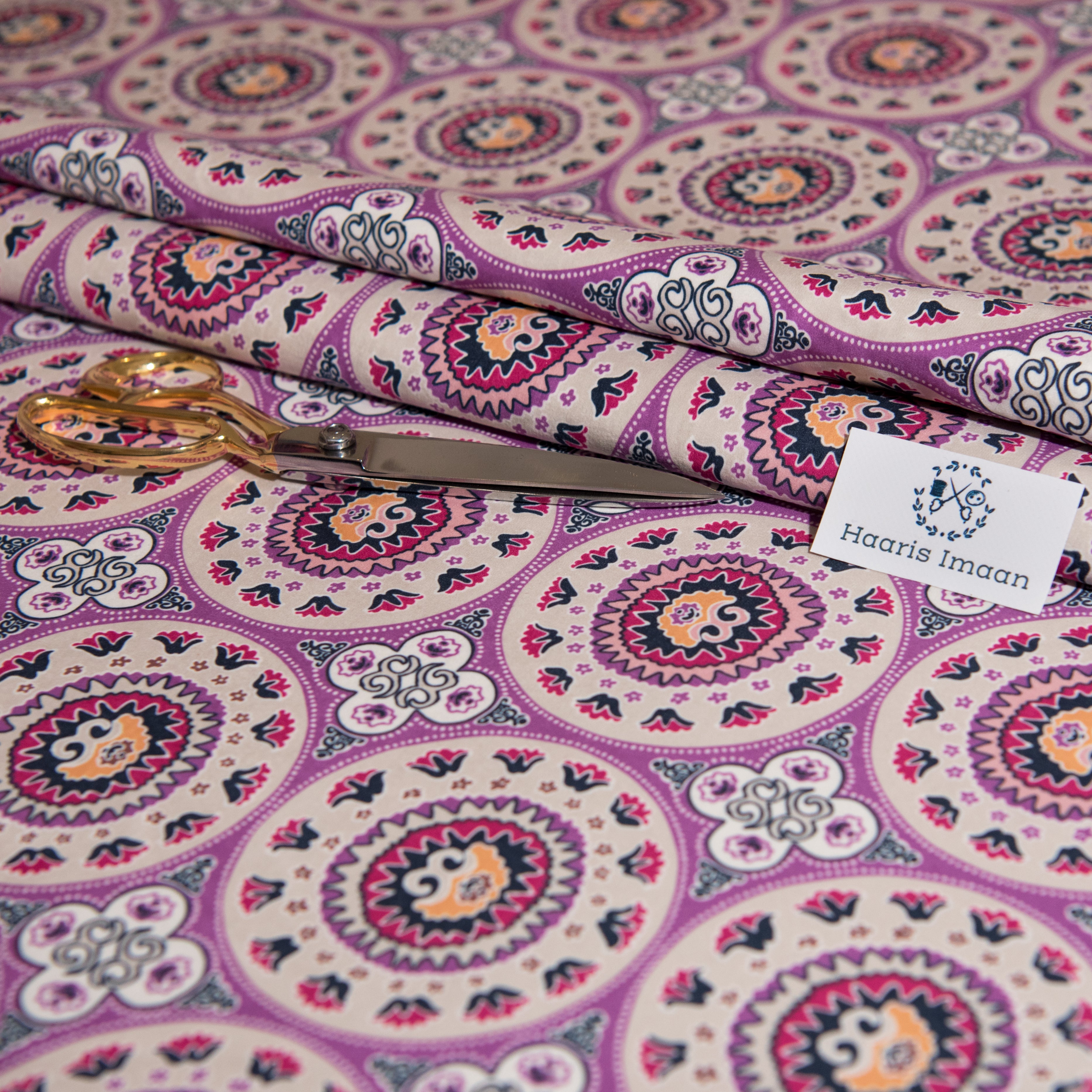 Printed Velvet Soft Upholstery Fabric - Jaipur