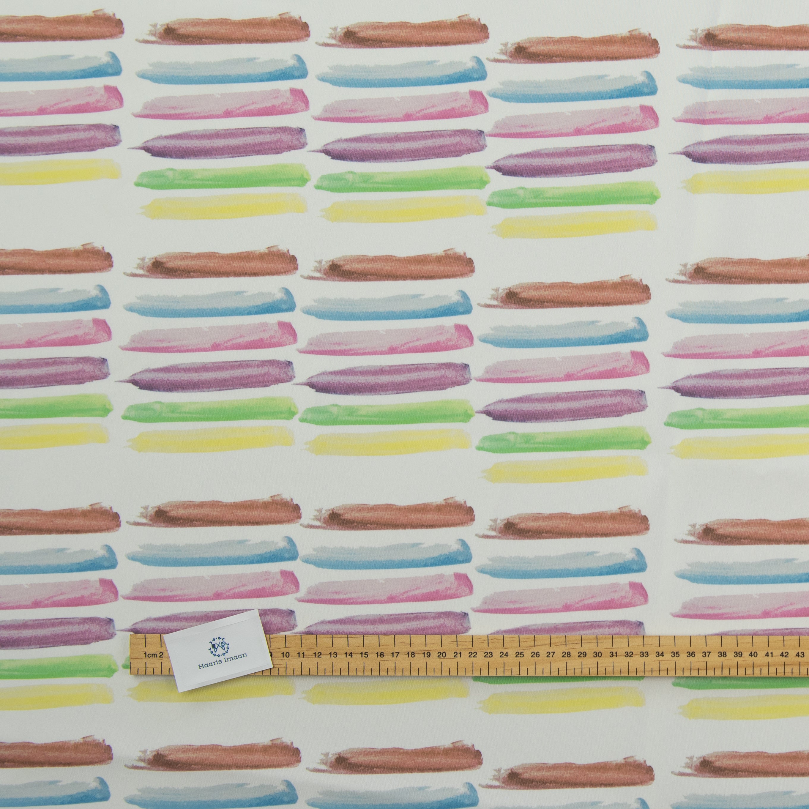 Digital Print Water Resistant Fabric - Brush