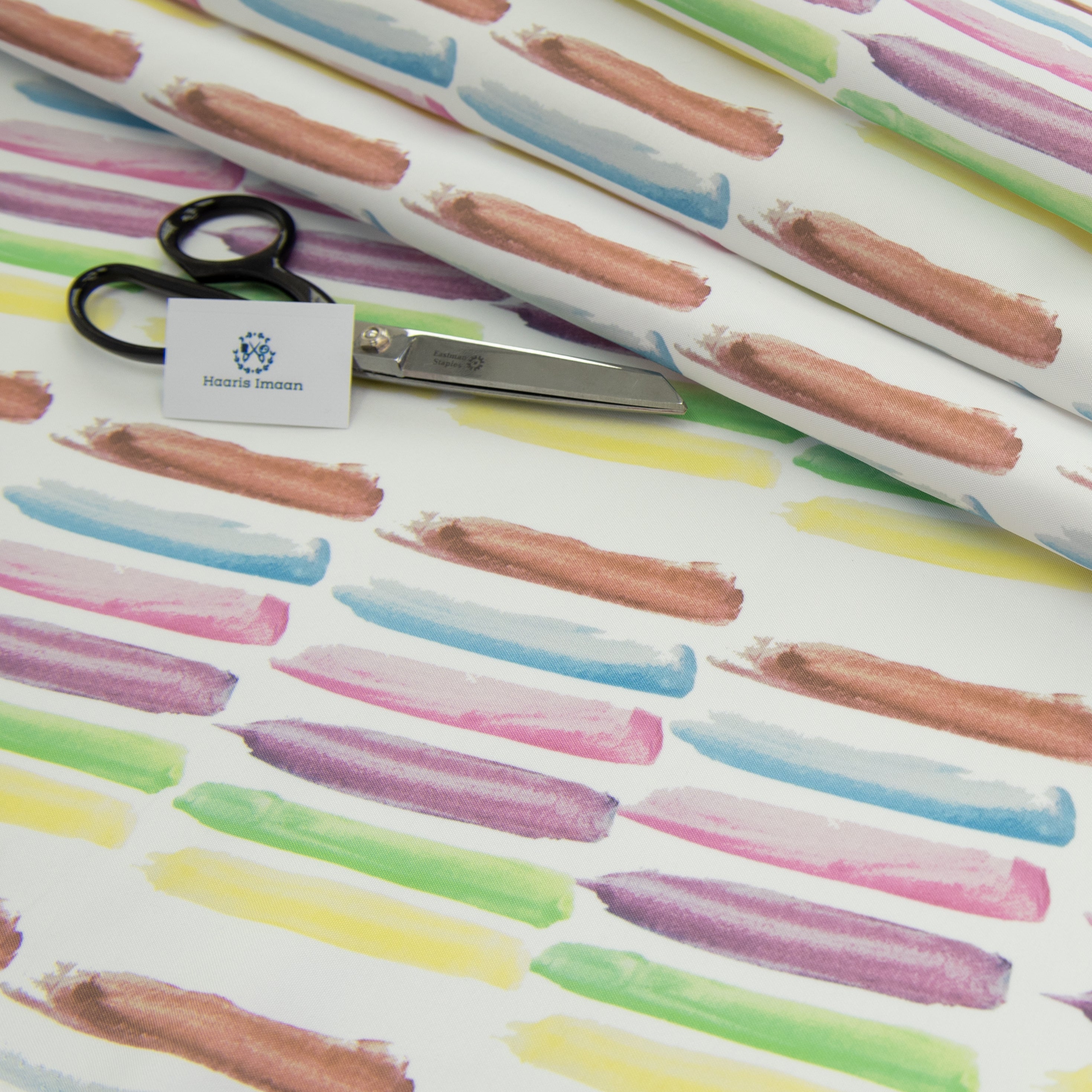 Digital Print Water Resistant Fabric - Brush