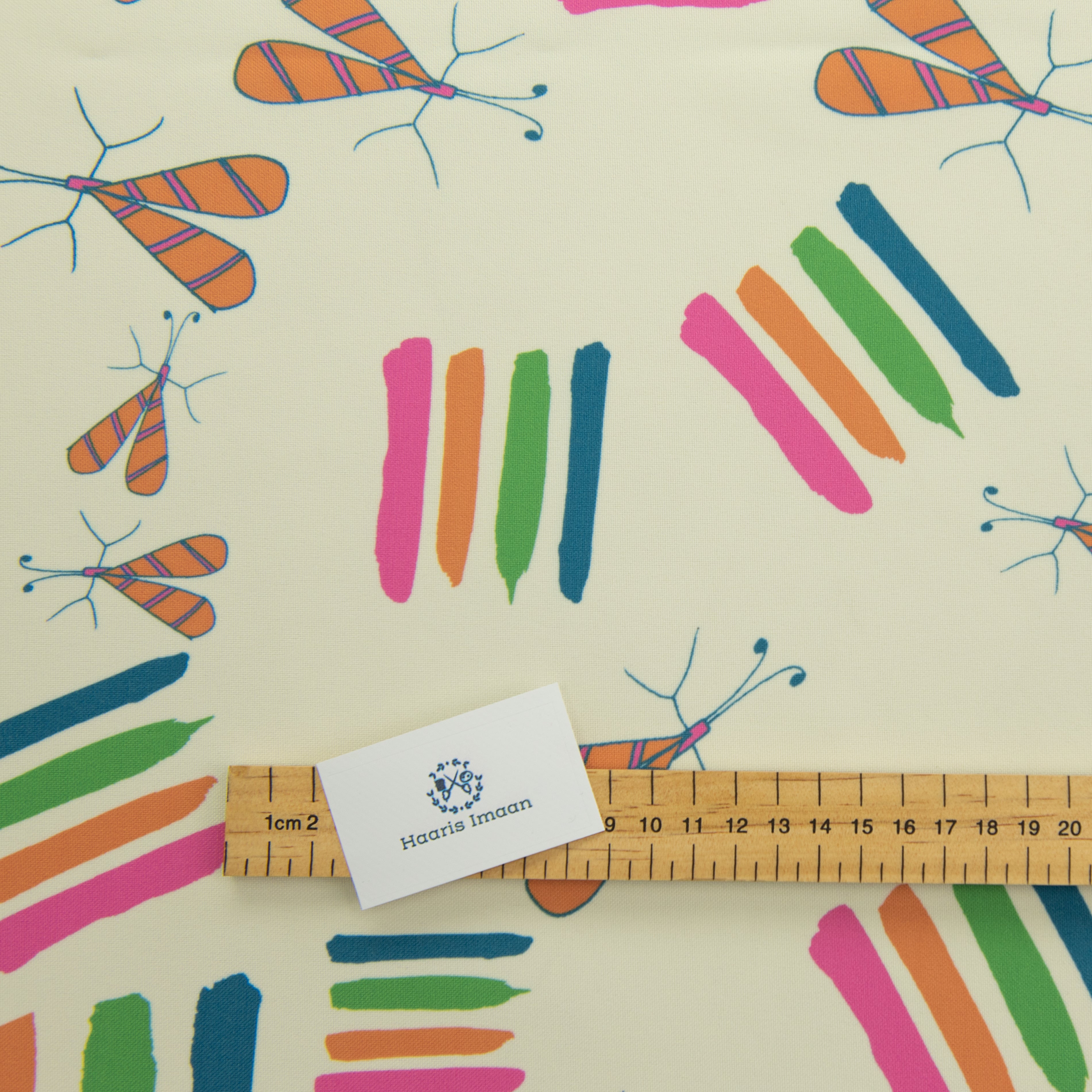 Digital Print Water Resistant Fabric - Bugs