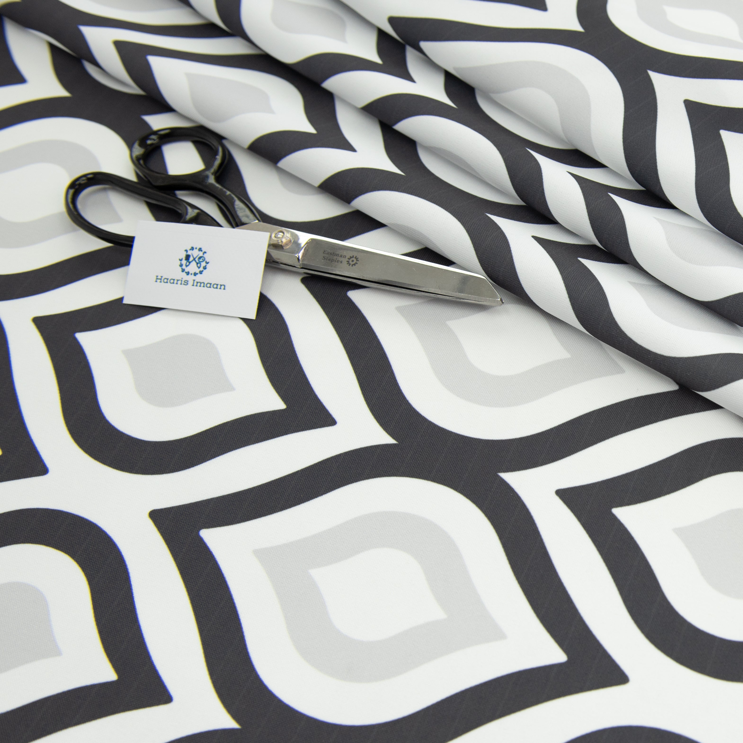 Geometric Digital Print Water Resistant Fabric