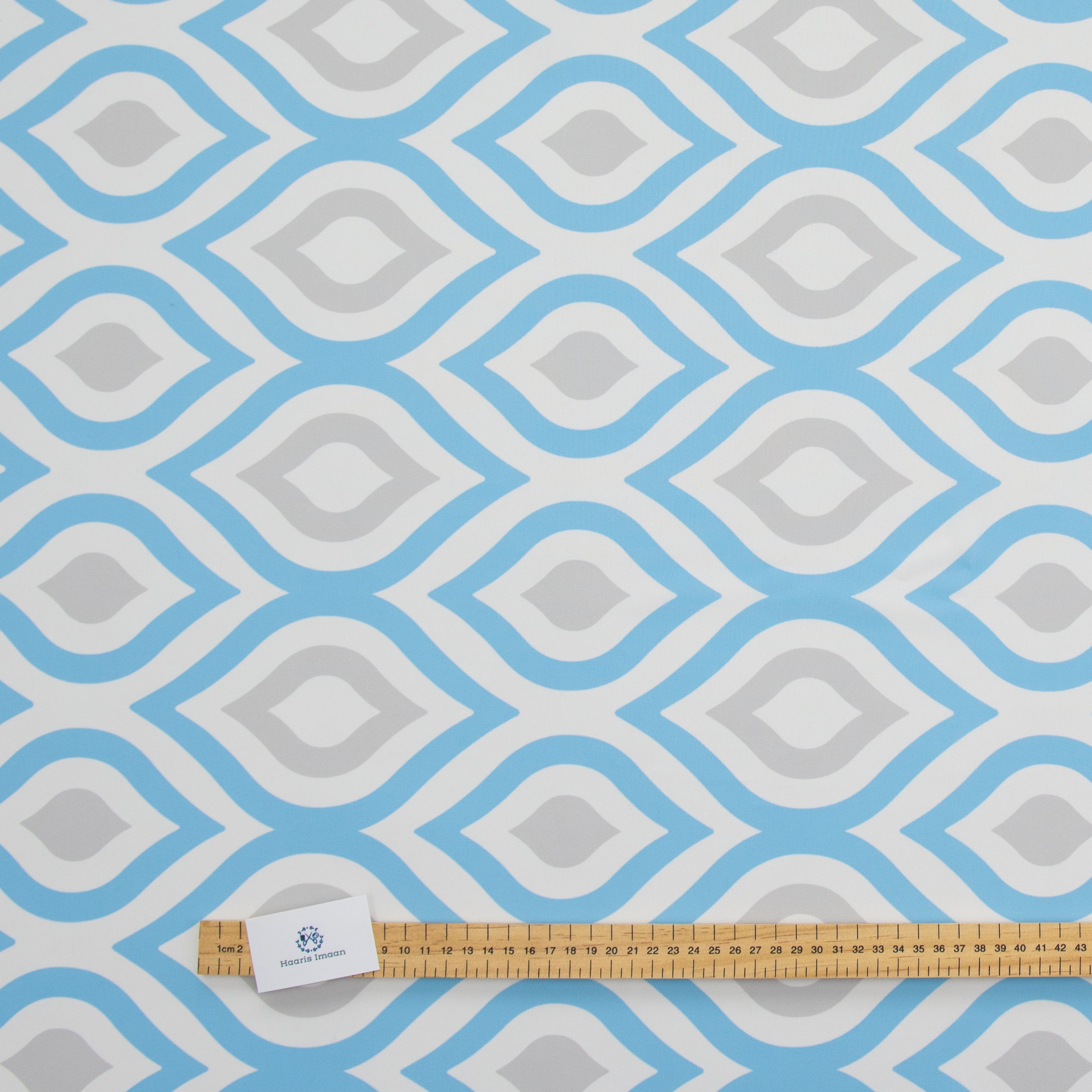 Geometric Digital Print Water Resistant Fabric