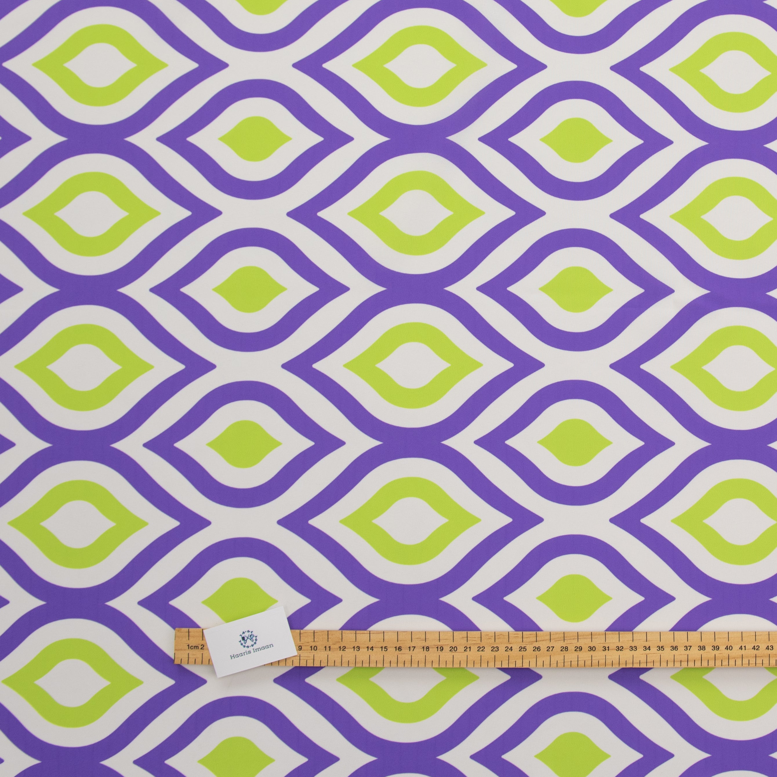 Geometric Digital Print Water Resistant Fabric