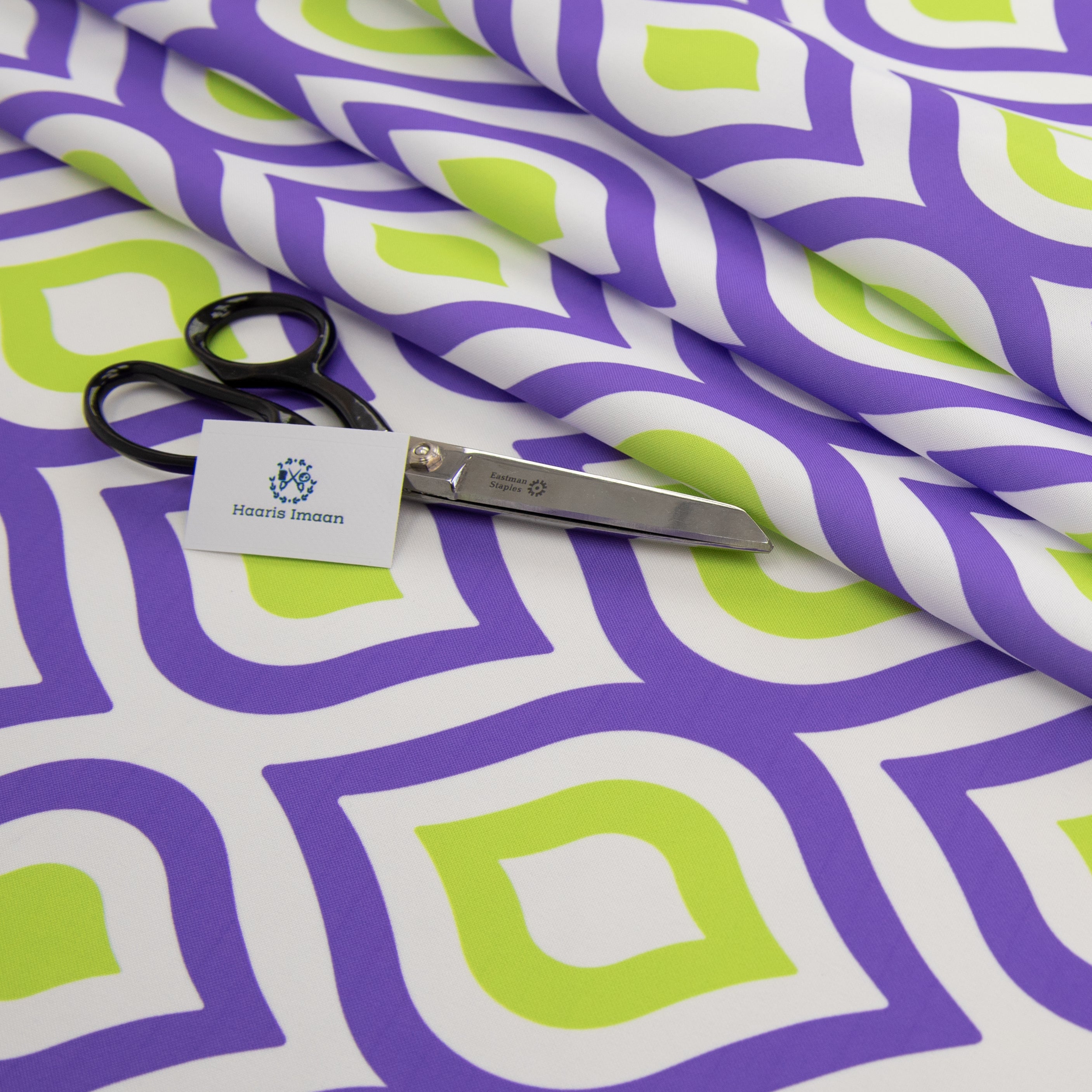 Geometric Digital Print Water Resistant Fabric