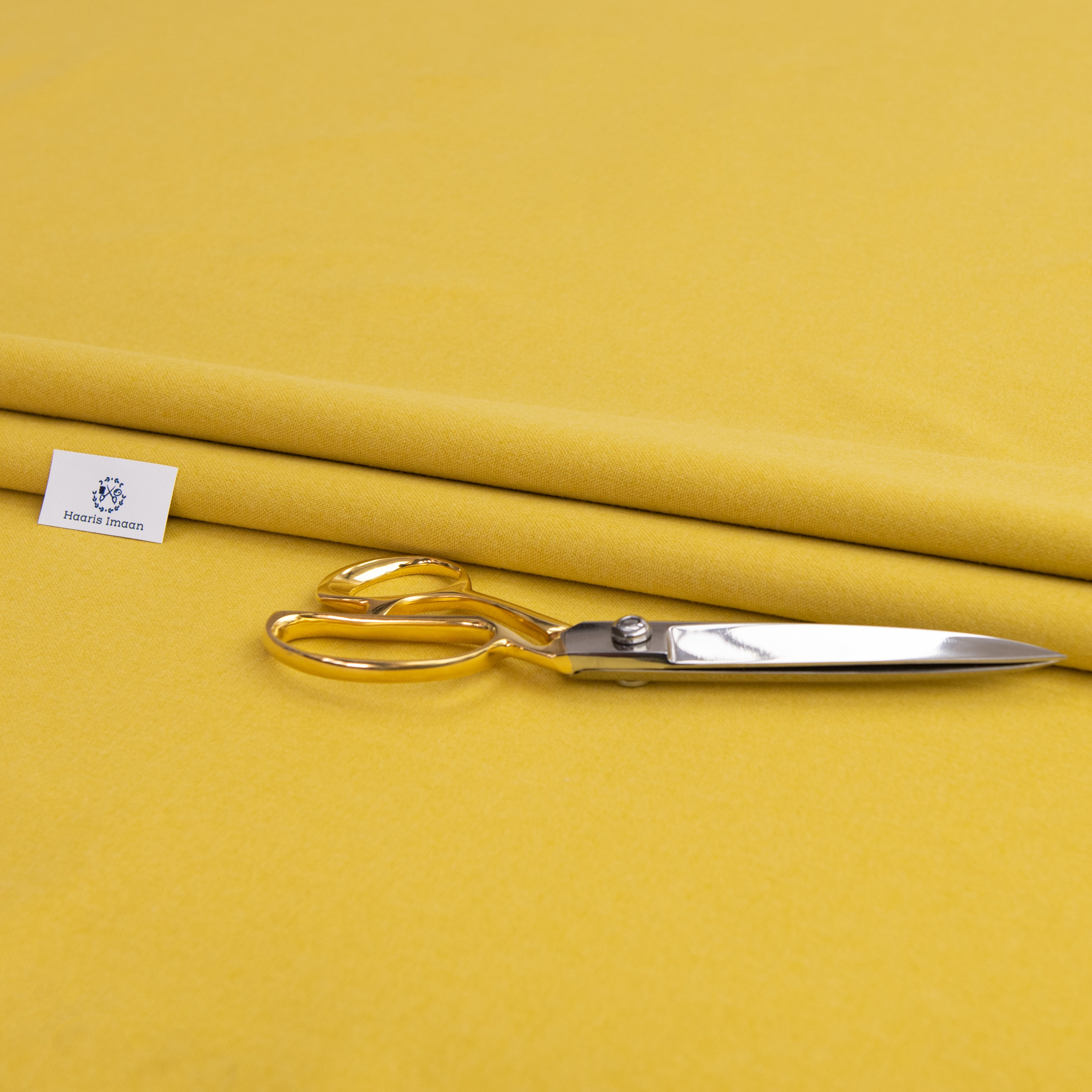 Bergen Spice Chenille, Upholstery Fabric by The Metre - Lemon