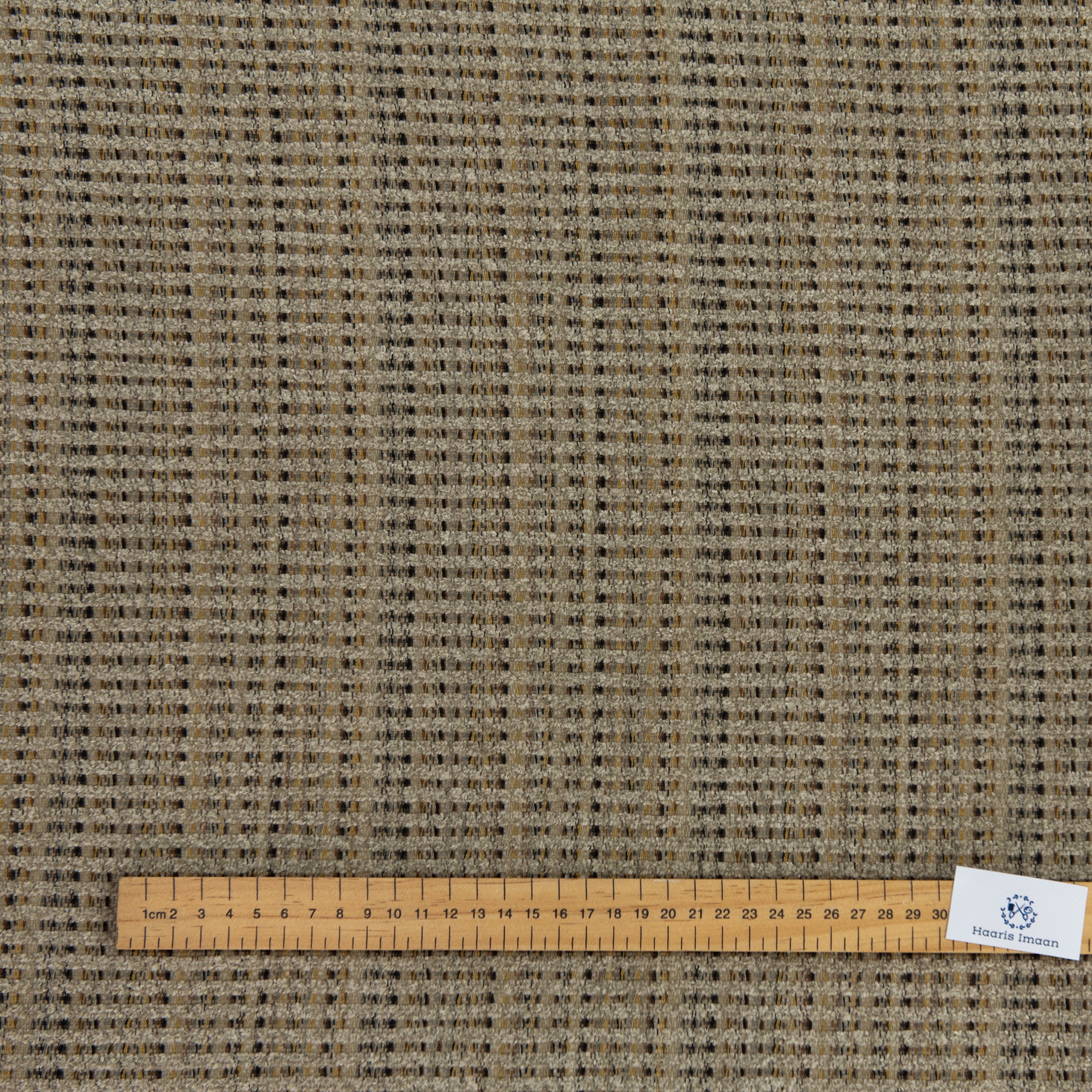 Jasmine Chunky Woven Chenille Upholstery Fabric by The Metre - Beige