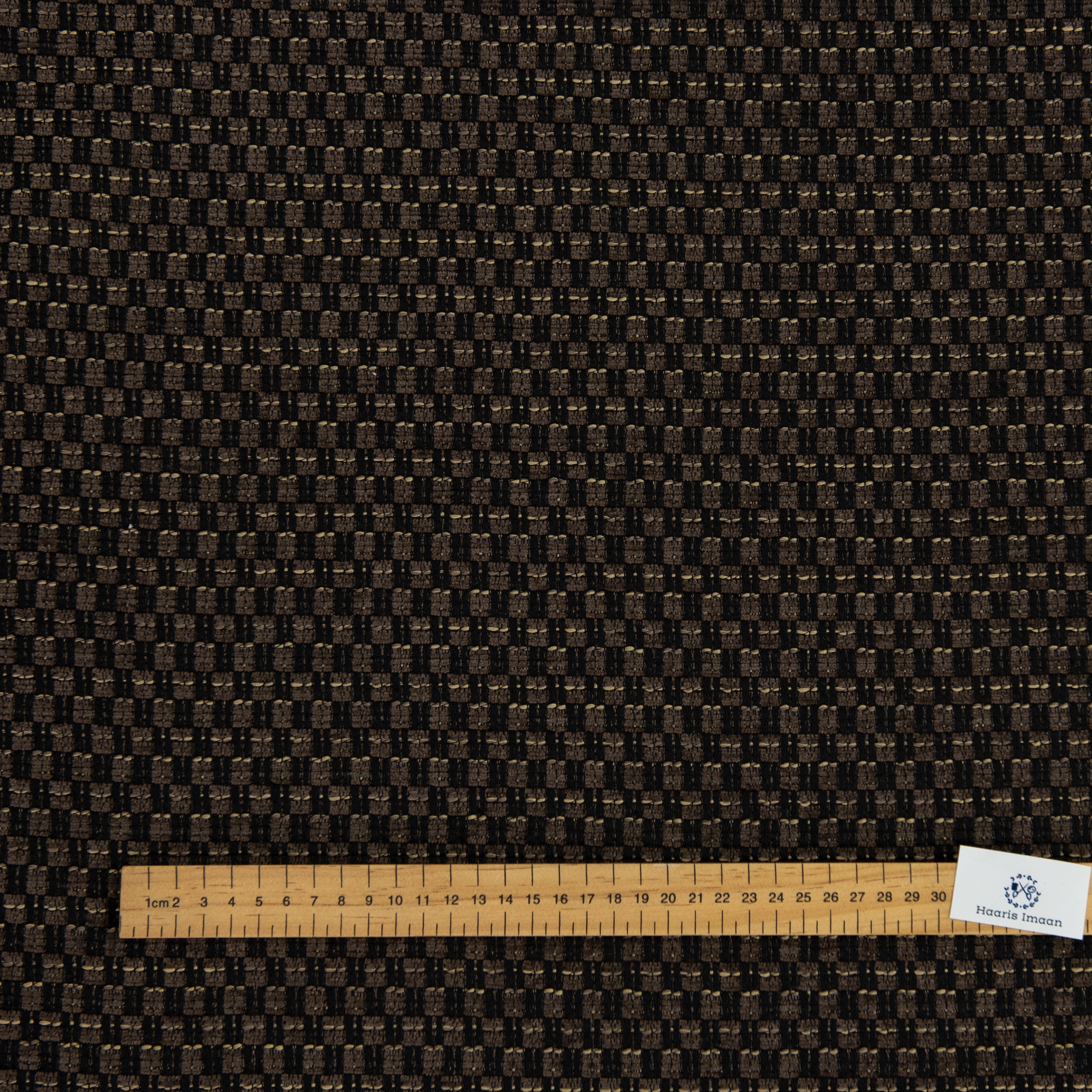 Martina Chunky Woven Chenille Upholstery Fabric by The Metre - Chocolate