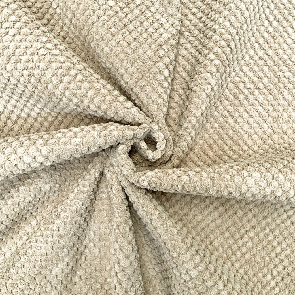 Premium Beige Texture Upholstery Fabric