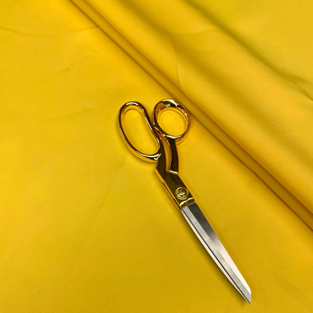 Plain Yellow Water Resistant Upholstery Fabric