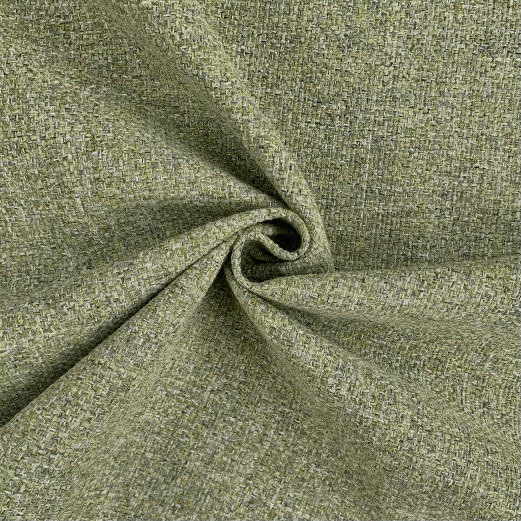 Olive Green Tweed Upholstery Fabric