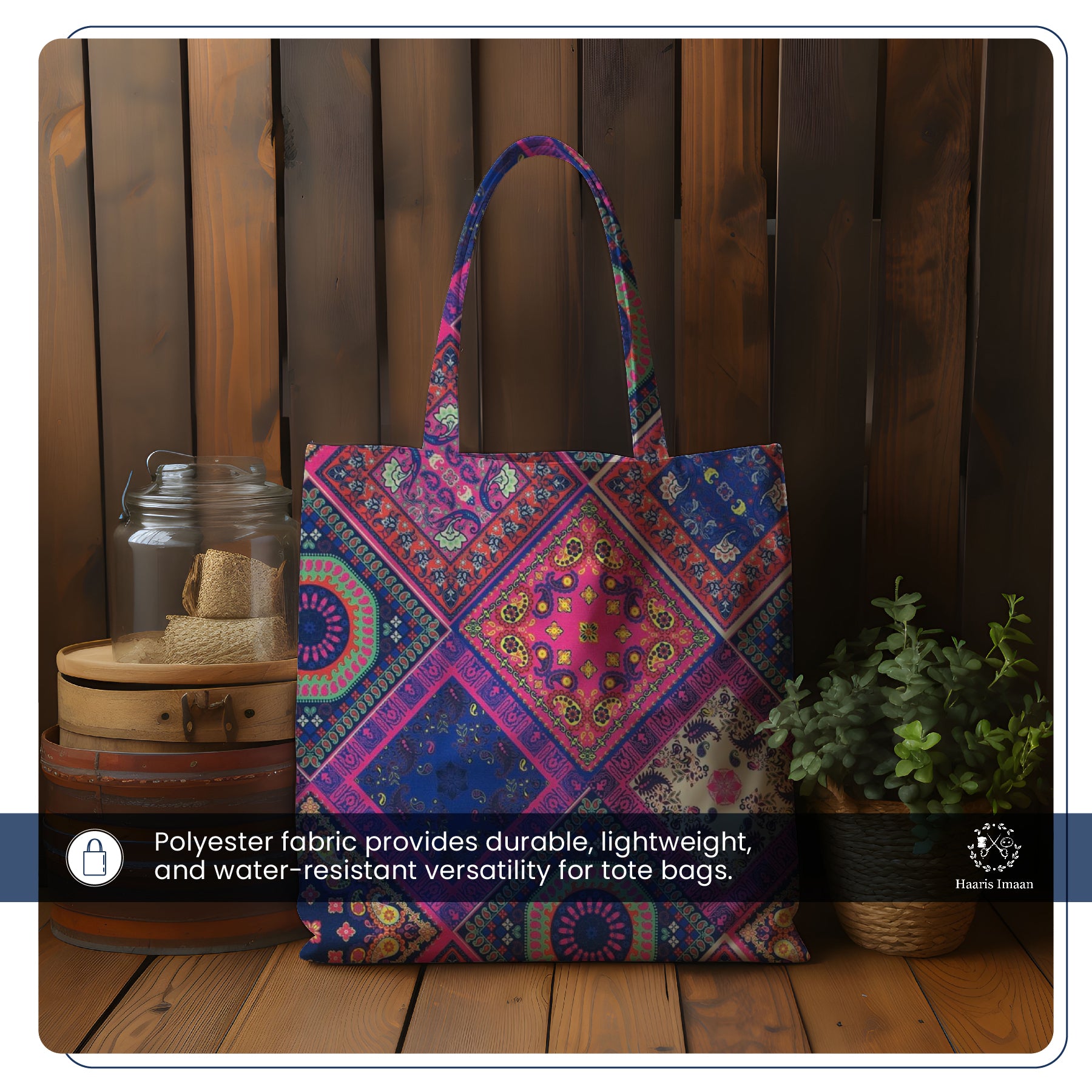 Digital Print Water Resistant Fabric - Bandana