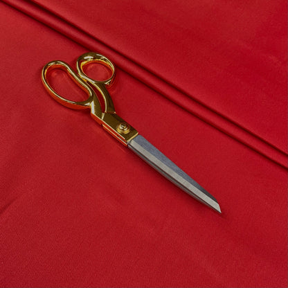Plain Soft Red Twill Upholstery Fabric