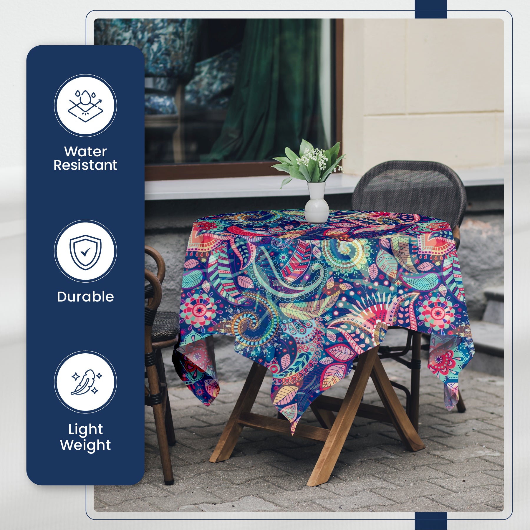 Digital Print Water Resistant Fabric - Delhi