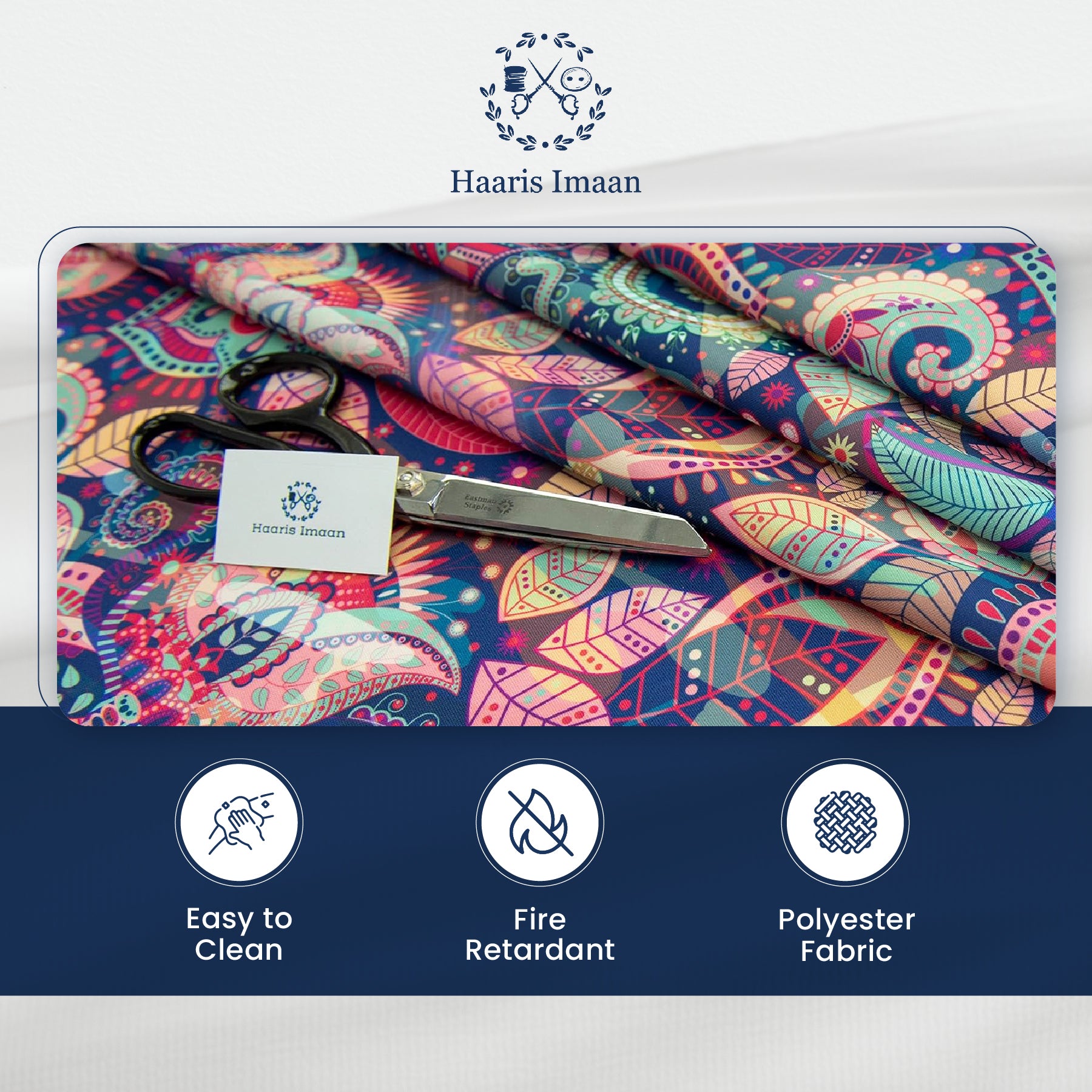 Digital Print Water Resistant Fabric - Delhi