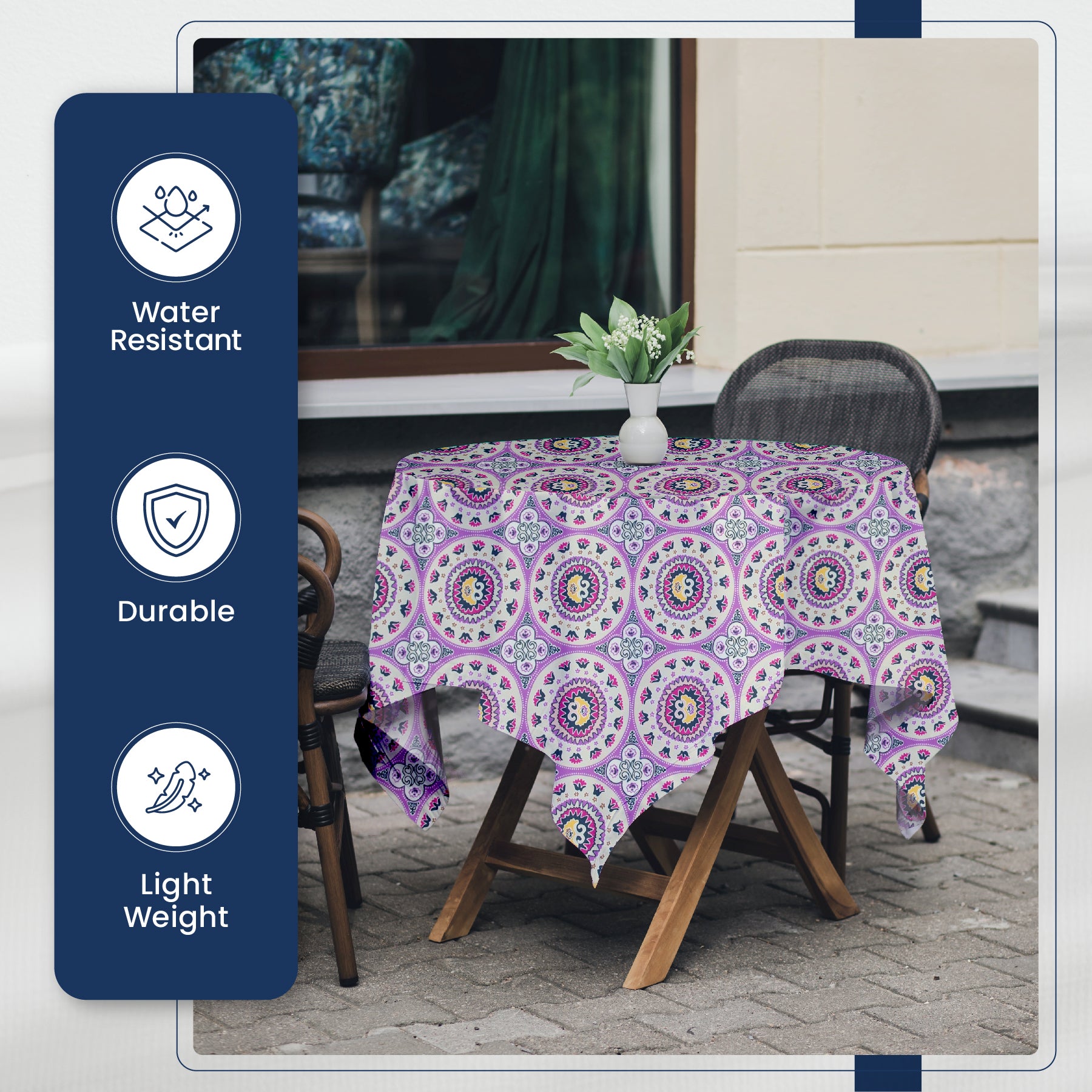 Digital Print Water Resistant Fabric - Jaipur