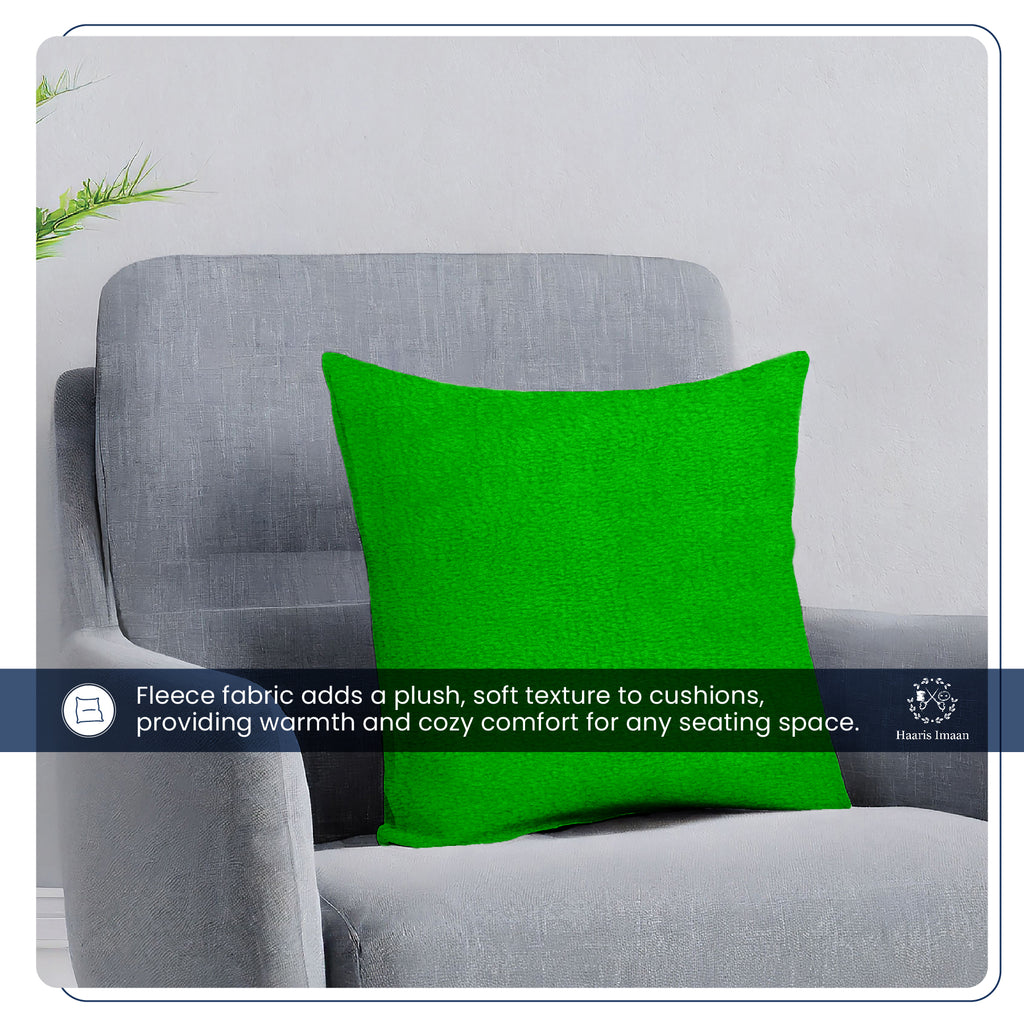 Folded Antipil Polar Fleece fabric in Lime, ideal for home and clothing projects.