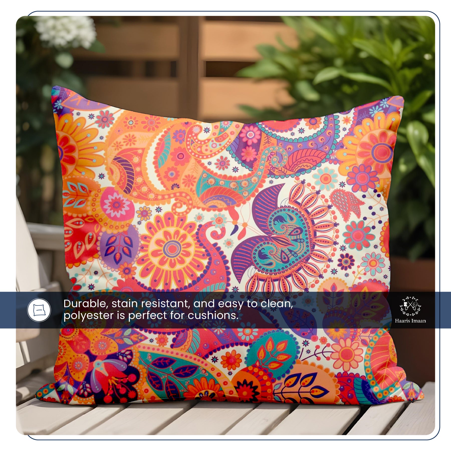 Digital Print Water Resistant Fabric - Madras