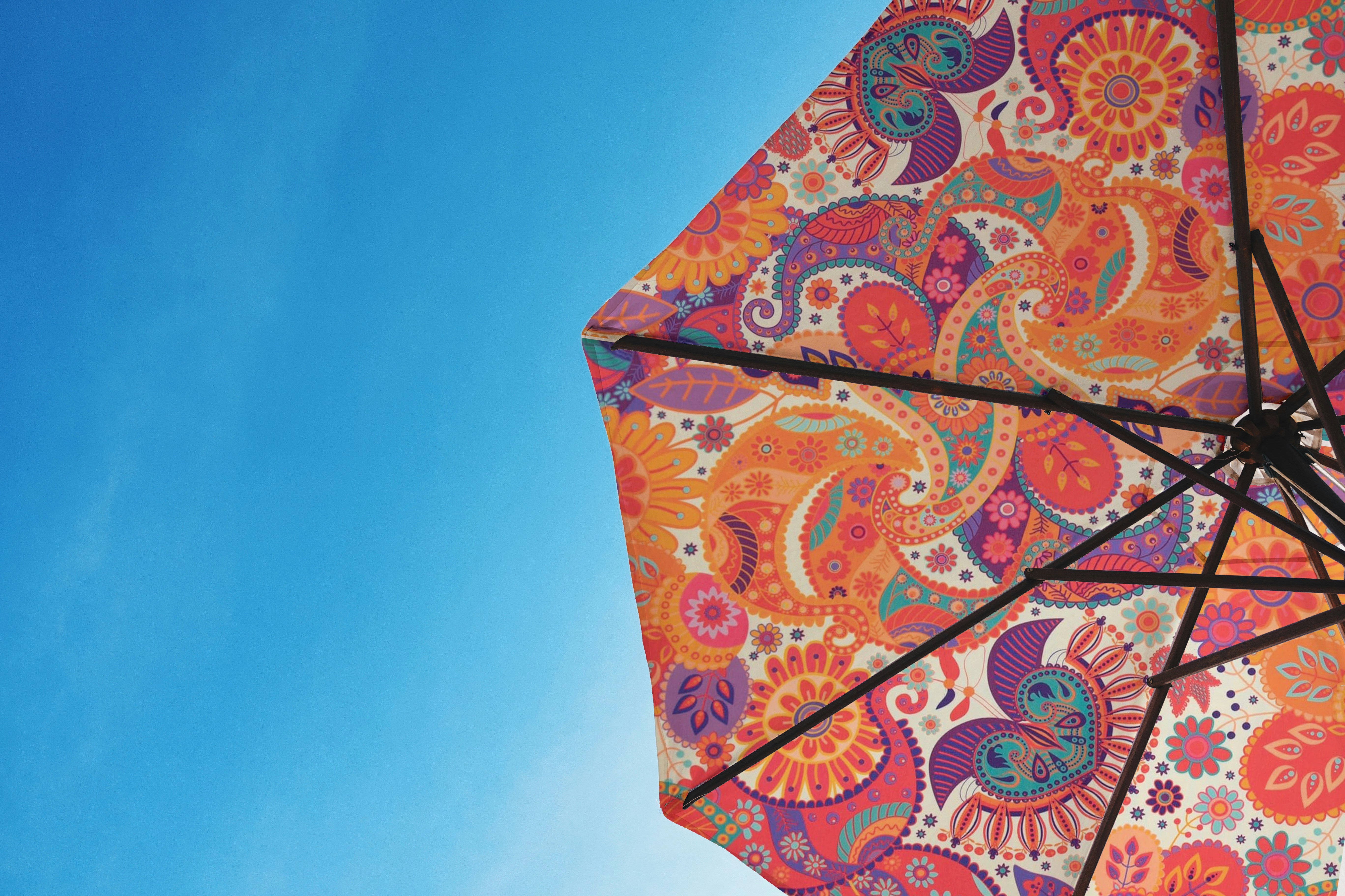 Digital Print Water Resistant Fabric - Madras