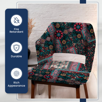 Printed Velvet Soft Upholstery Fabric -Persia