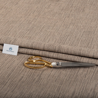 Camelia Chenille, Upholstery Fabric by The Metre - Truffle