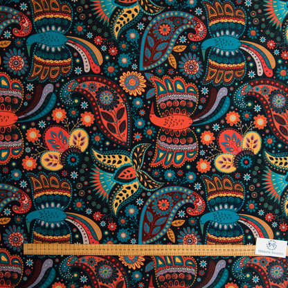 Printed Velvet Soft Upholstery Fabric - Chennai