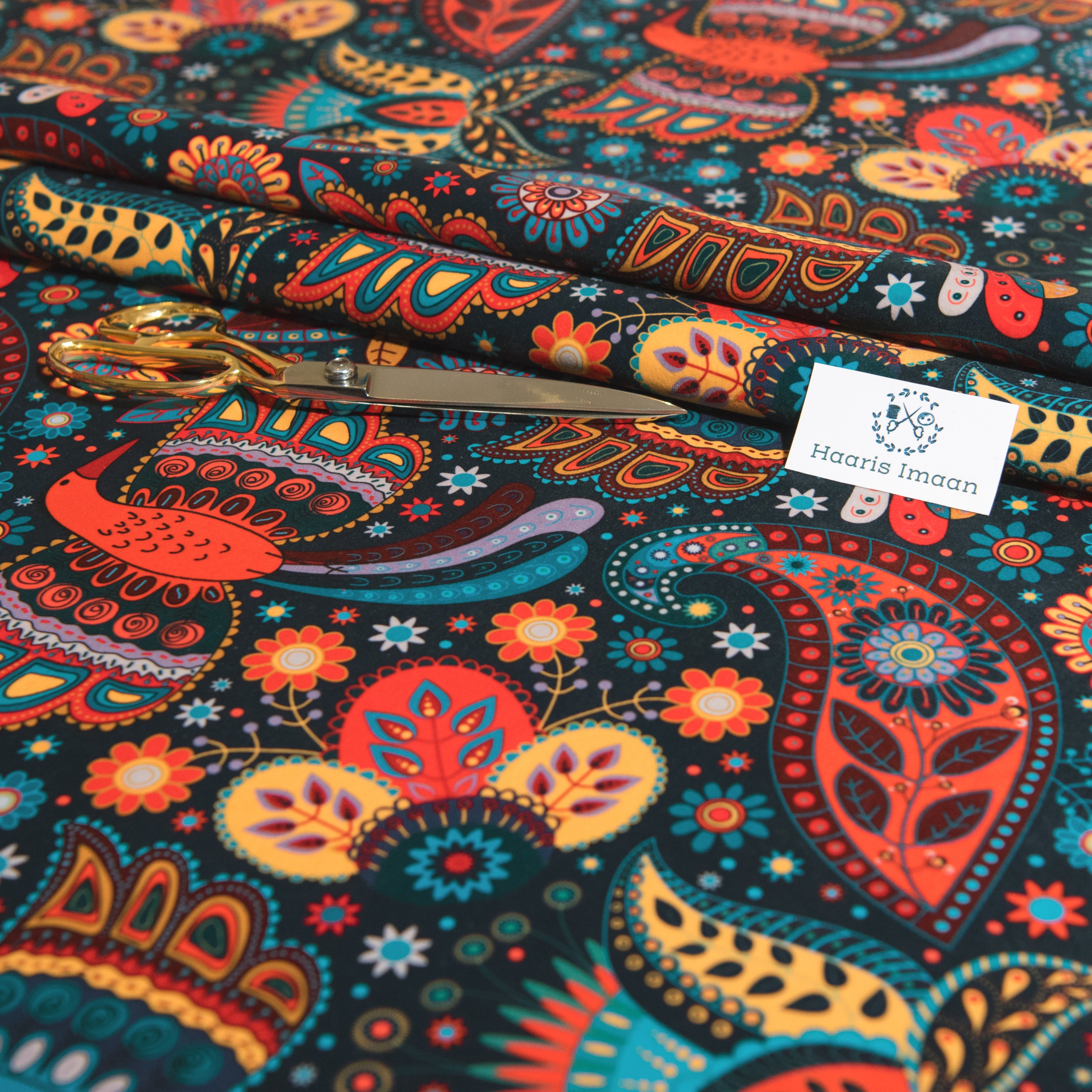 Printed Velvet Soft Upholstery Fabric - Chennai