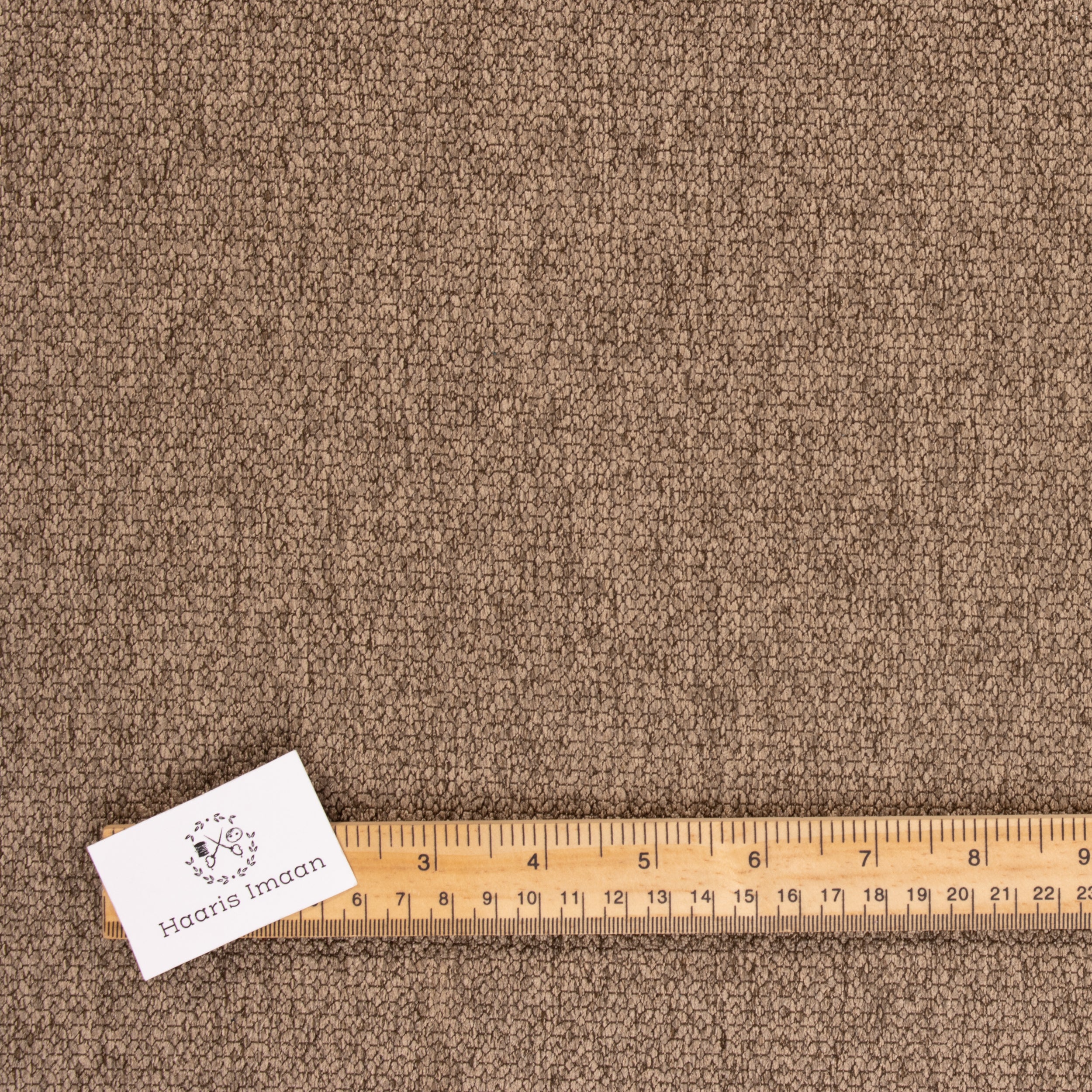 Konin Chenille, Upholstery Fabric by The Metre - Mink