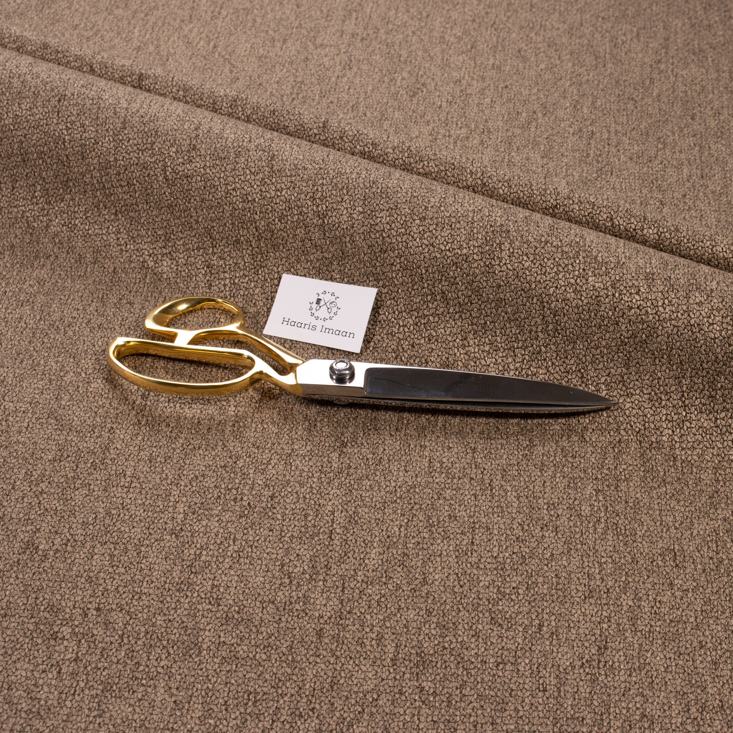 Konin Chenille, Upholstery Fabric by The Metre - Mink