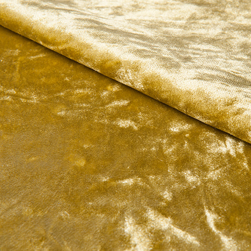 Soft Crushed Velvet Upholstery Fabric - Chartreuse