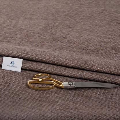 Heather Chenille, Upholstery Fabric by The Metre - Taupe