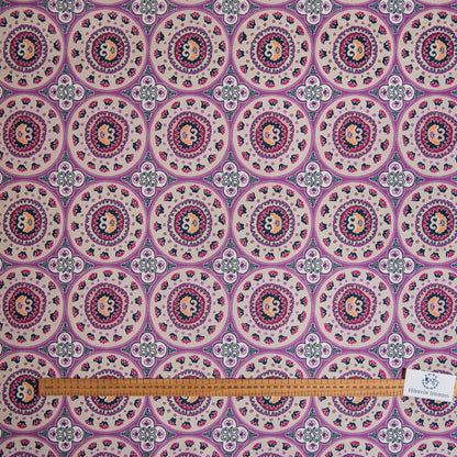 Printed Velvet Soft Upholstery Fabric - Jaipur