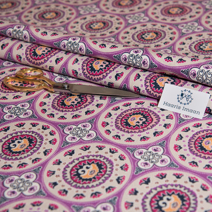 Printed Velvet Soft Upholstery Fabric - Jaipur