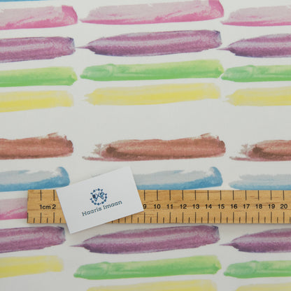 Digital Print Water Resistant Fabric - Brush