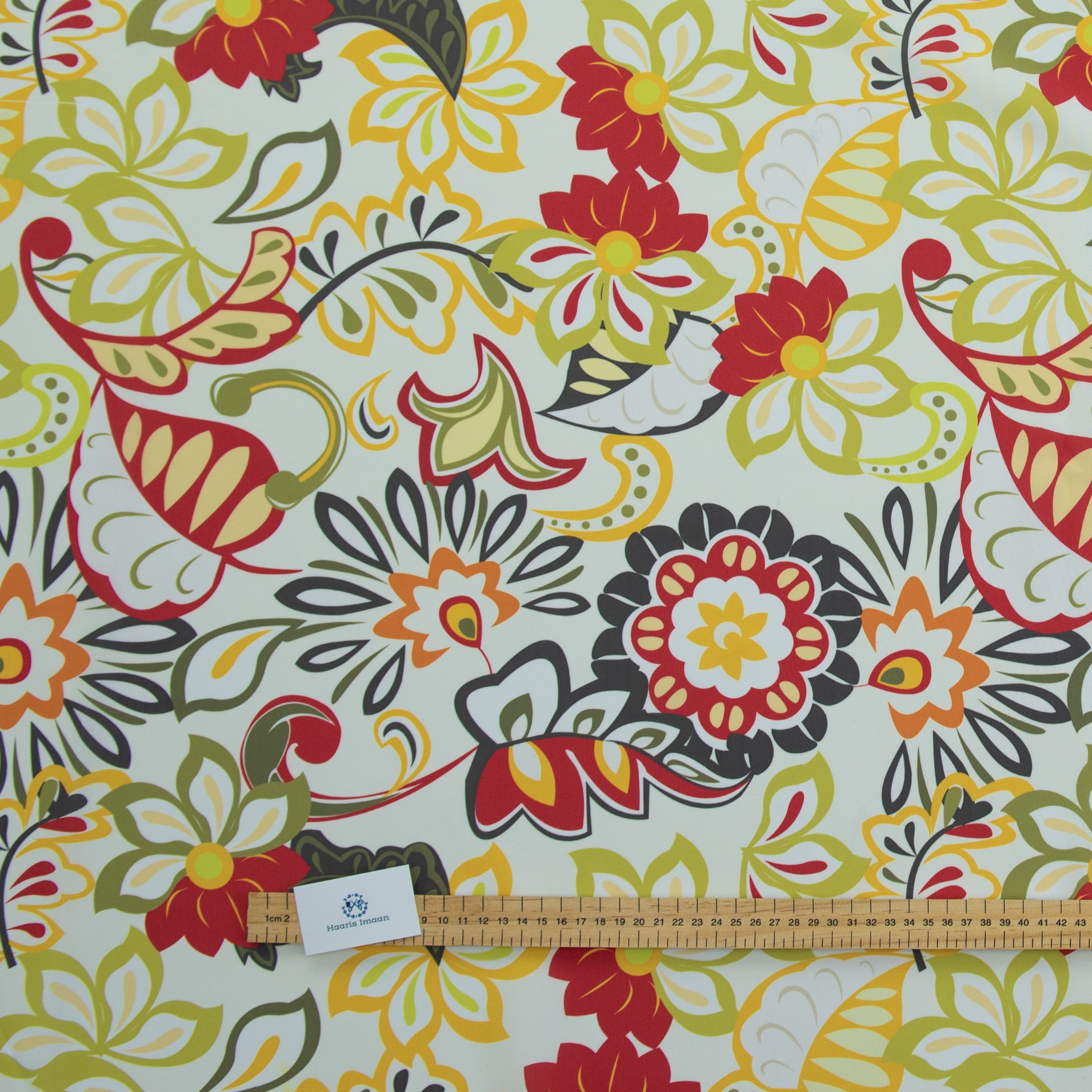 Digital Print Water Resistant Fabric - Floral Multi