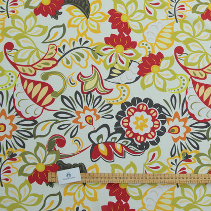 Digital Print Water Resistant Fabric - Floral Multi