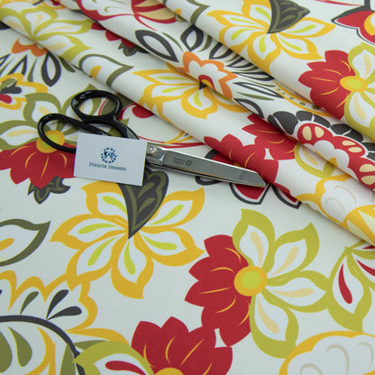 Digital Print Water Resistant Fabric - Floral Multi