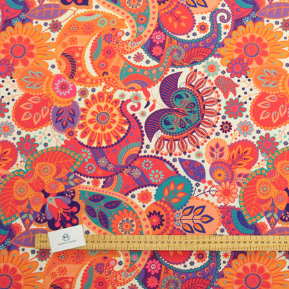 Digital Print Water Resistant Fabric - Madras