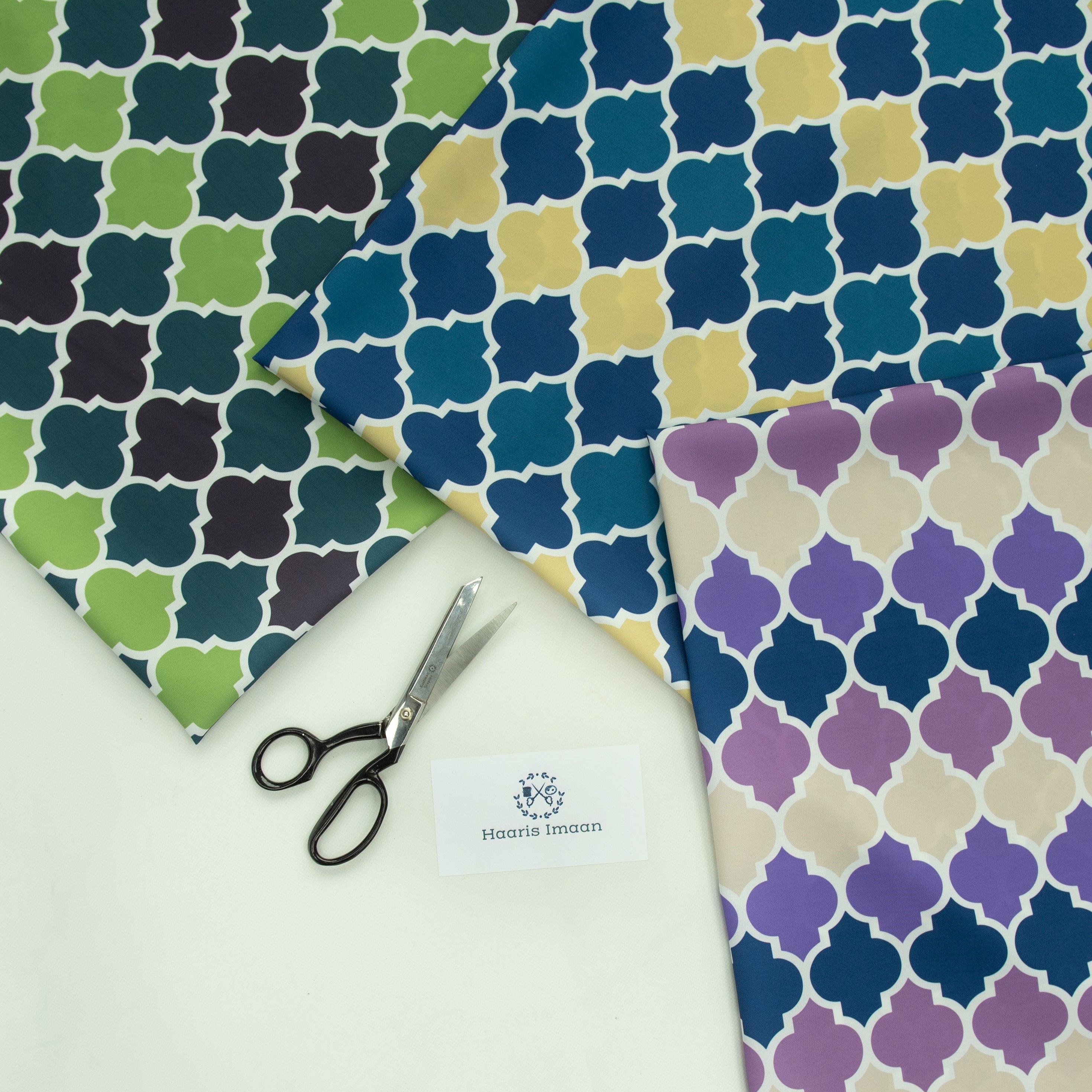 Lantern Digital Print Water Resistant Fabric