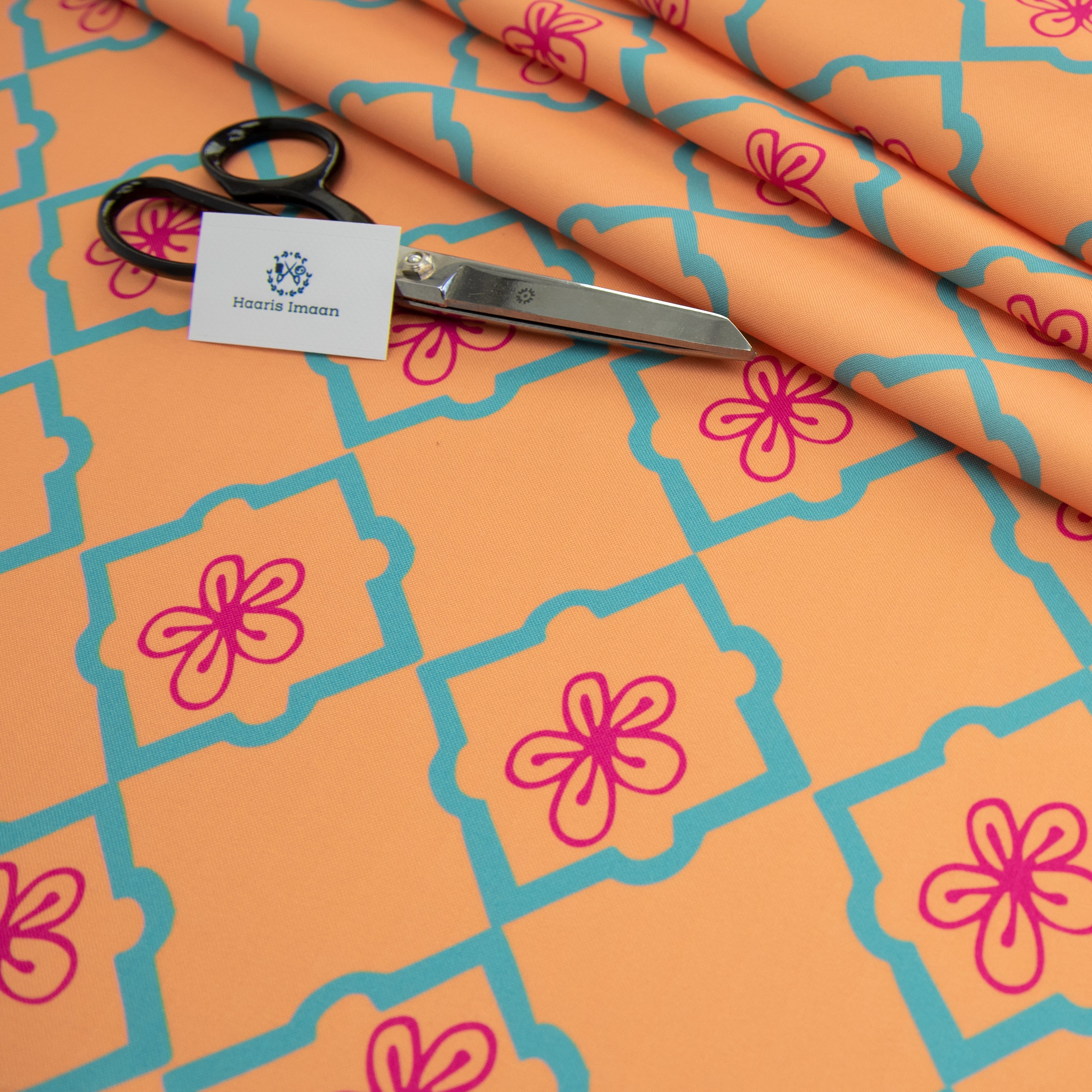 Digital Print Water Resistant Fabric - Morocco