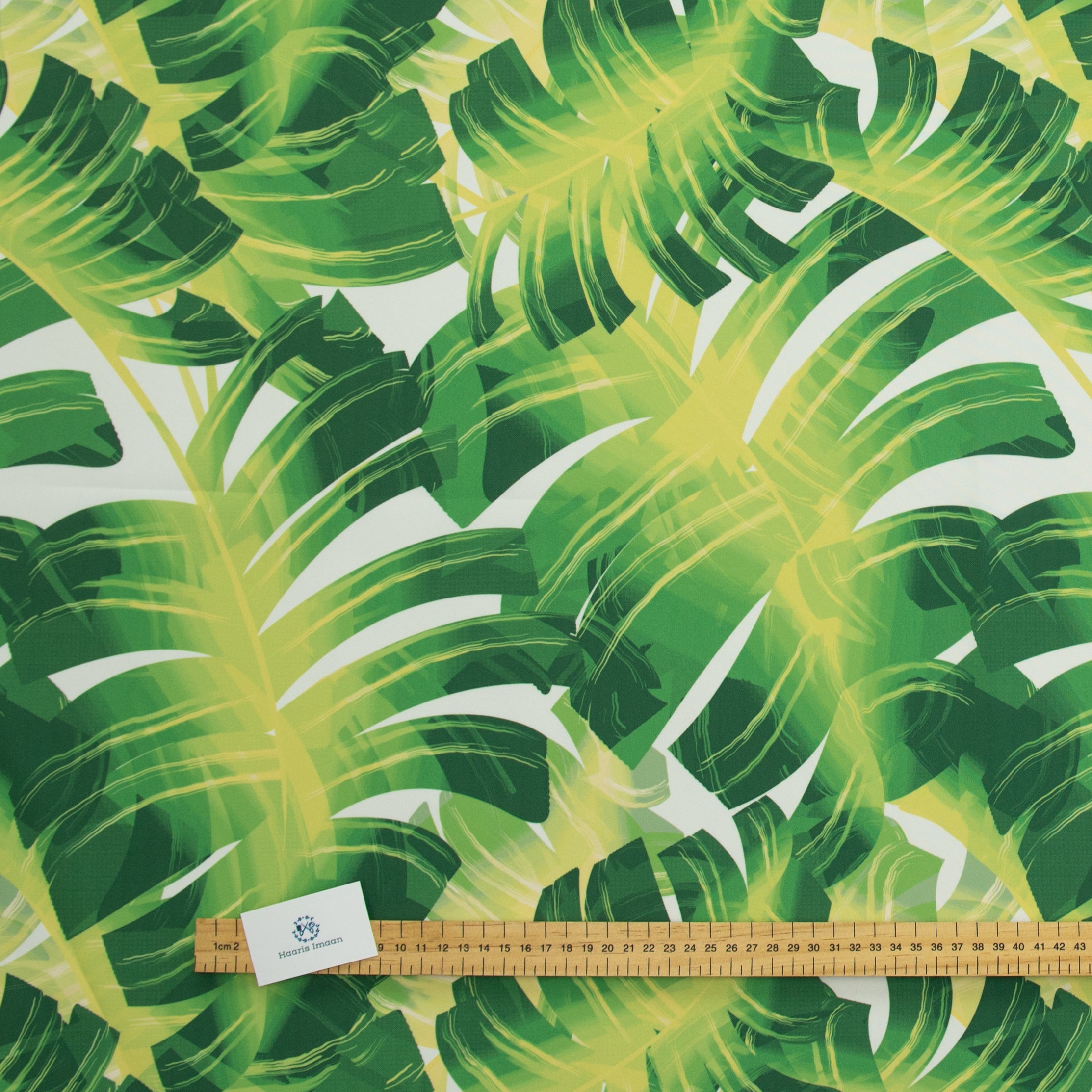 Digital Print Water Resistant Fabric - Palm