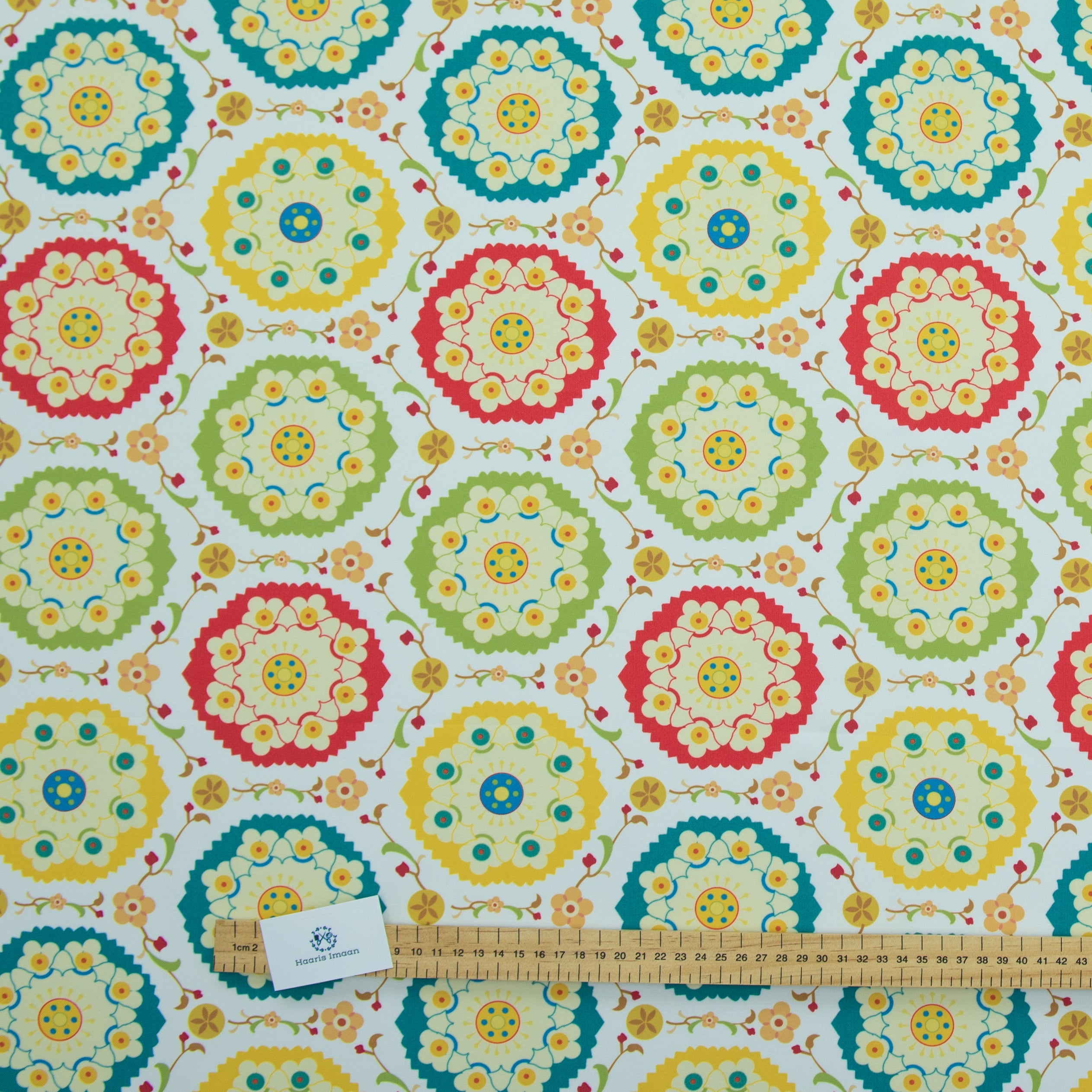 Digital Print Water Resistant Fabric - Samarkand