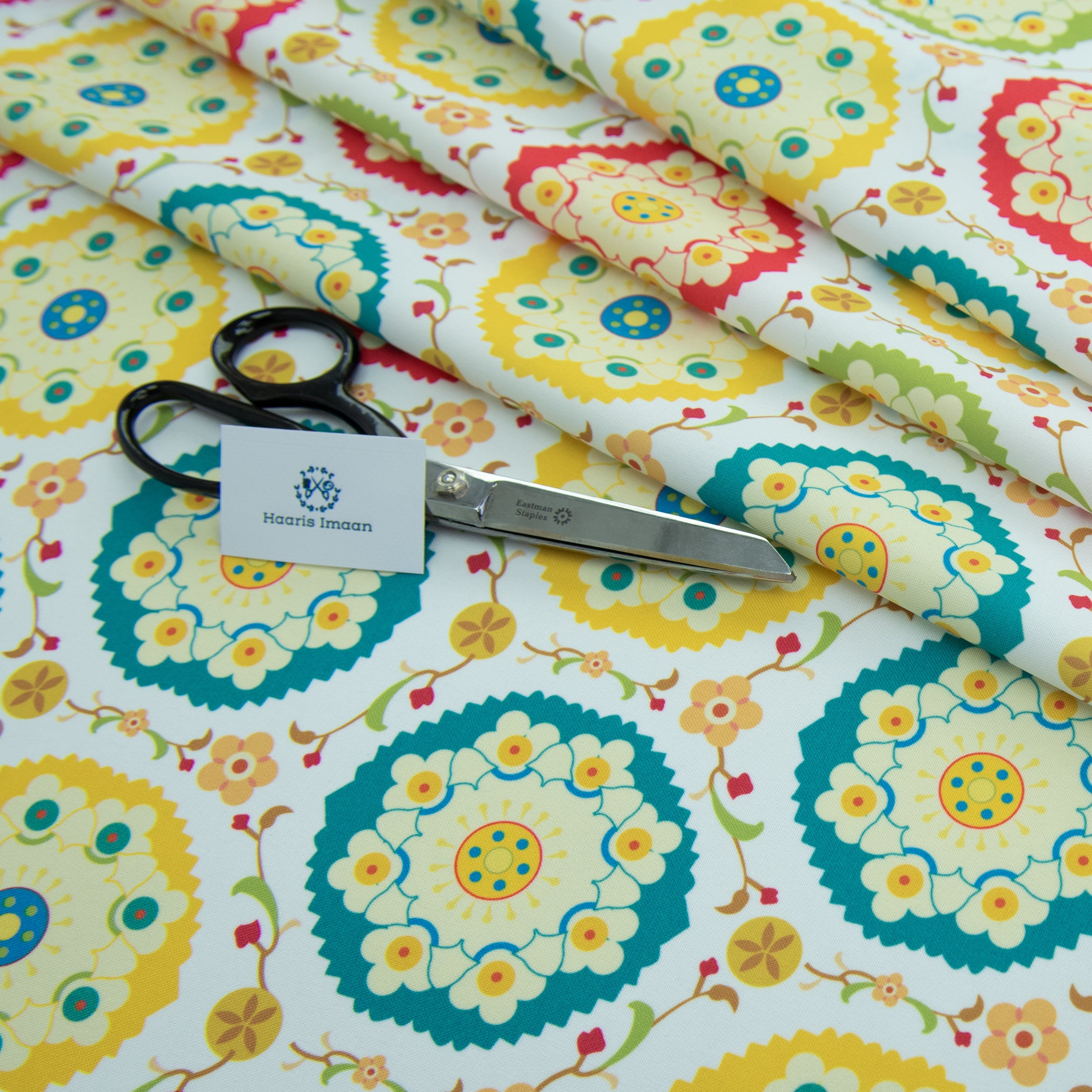 Digital Print Water Resistant Fabric - Samarkand