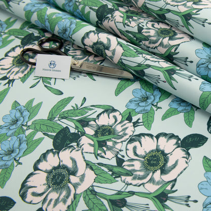 Digital Print Water Resistant Fabric - Pastels Floral